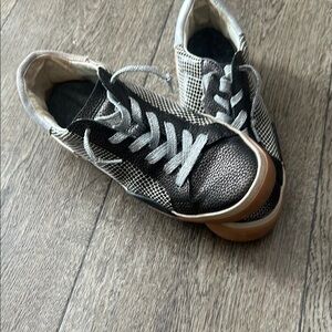 Dolce Vita Black and White Sneakers